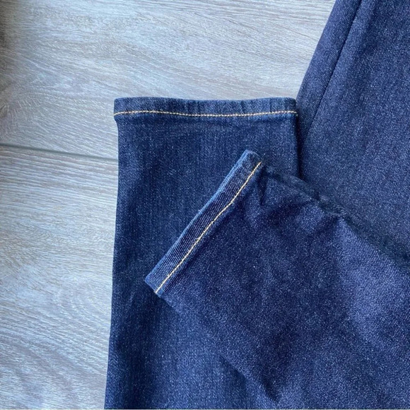 CQY High Rise Skinny PALME CLARITY Dark  Indigo Jeans - Picture 7 of 16